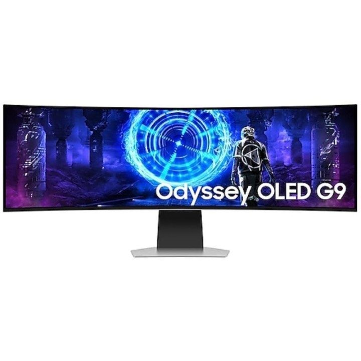 Smart monitor gaming ultrapanorámico curvo samsung odyssey oled g9 s49dg950su 49'/ dual qhd/ 1ms/ 240hz/ oled/ regulable en
