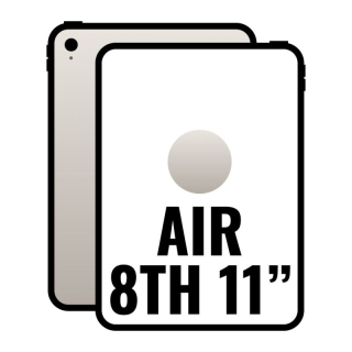 Apple iPad Air 11' 8th Wi-Fi Cell/ 5G/ M4/ 128GB/ Blanco Estrella