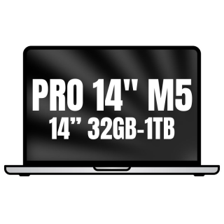 Apple Macbook Pro 14'/ M5 10-Core CPU/ 32GB/ 1TB SSD/ 10-Core GPU/ Plata