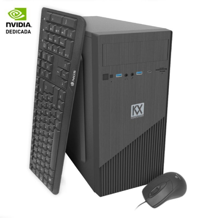 Pc kvx zline 2 intel core i7-14700f gen14/ 16gb ddr4/ 1tb ssd/ gt710 2gb/ sin sistema operativo