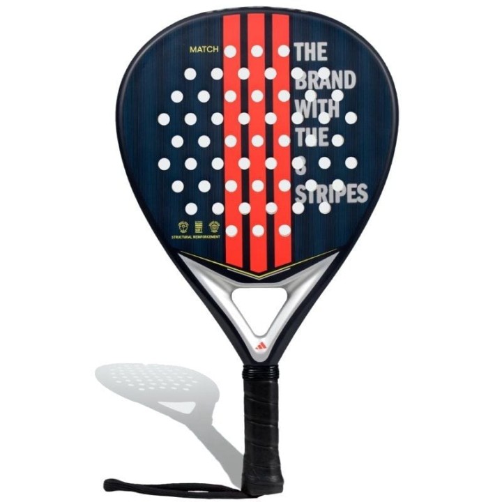Pala de pádel adidas match azul 3.4 2025/ azul y roja