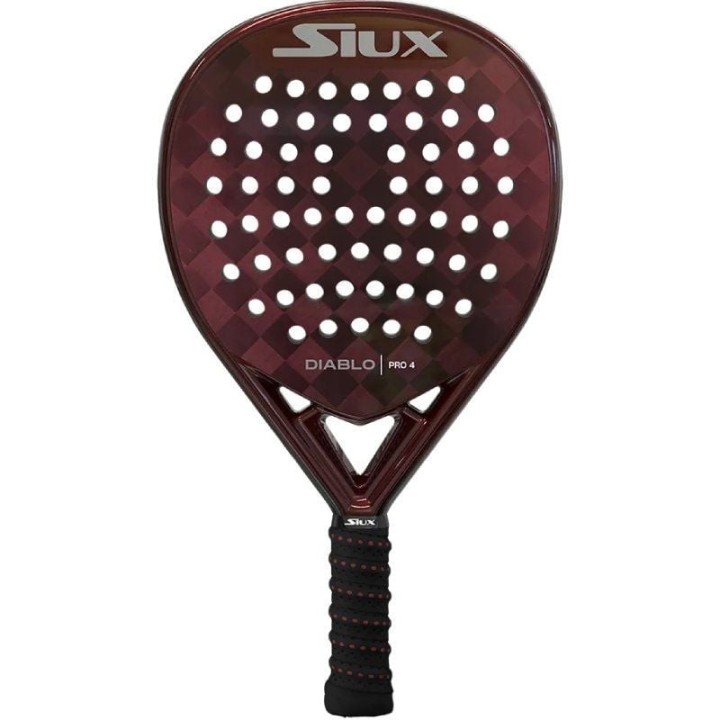 Pala de pádel siux diablo pro 4 (tino libaak)/ roja
