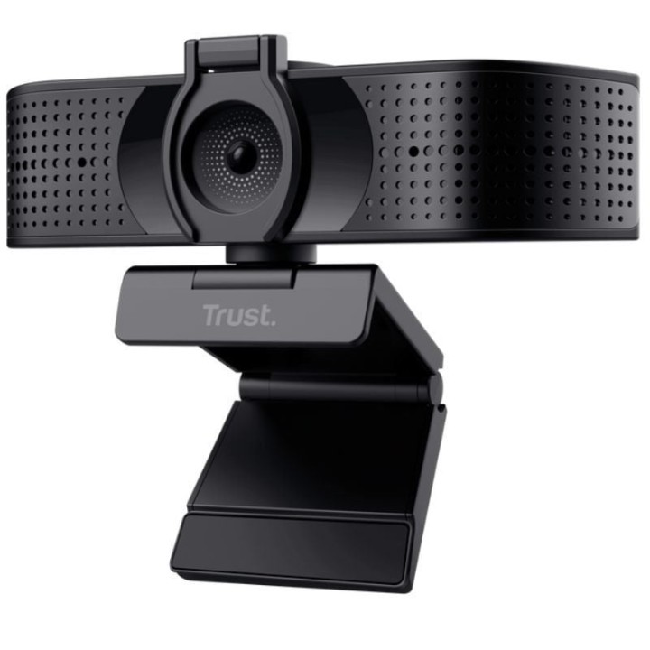 Webcam Trust Teza 24280/ Enfoque Automático/ 3840 x 2160 4K