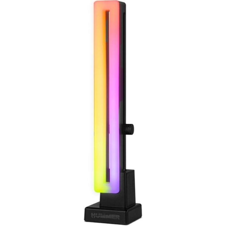 Soporte para Tarjeta Gráfica ARGB Nox Hummer H-VGA ARGB/ Compatibilidad Universal/ Negro