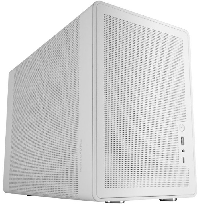 Caja gaming minitorre mars gaming mc-xpro/ blanca