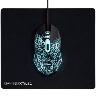 Pack gaming trust gaming 24752/ ratón óptico + alfombrilla