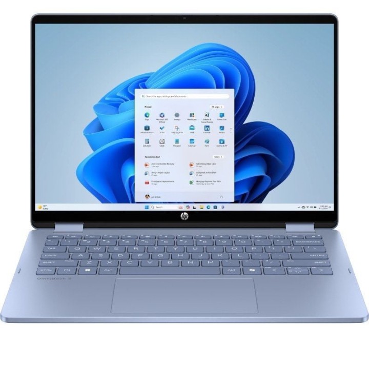 Portátil convertible hp omnibook 5 flip 14-fp0021ns intel core 7-150u/ 16gb/ 1tb ssd/ 14' táctil/ win11