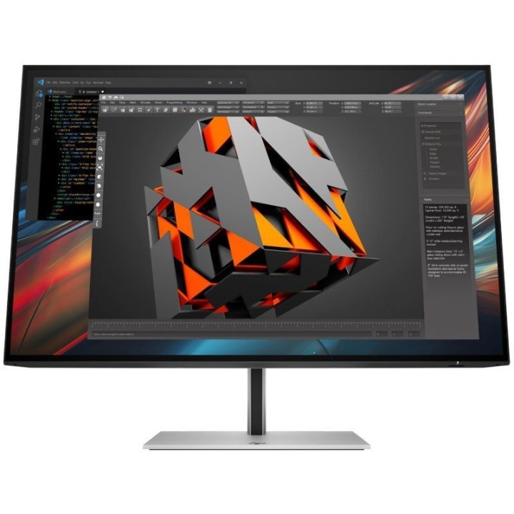 Monitor Profesional HP Pro serie 7 24'/ WUXGA/ Regulable en Altura/ Plata