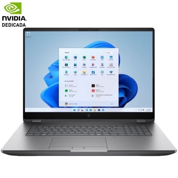 Portátil workstation hp zbook fury g1i intel core ultra 7-265hx/ 32gb/ 1tb ssd/ rtx pro 4000 blackwell/ 16'/ win11 pro