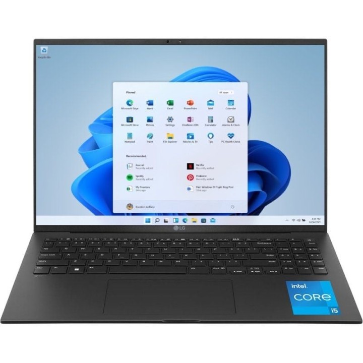 Portátil lg gram 16z90ru-g.aa55b intel core i5-1334u/ 16gb/ 512gb ssd/ 16'/ win11