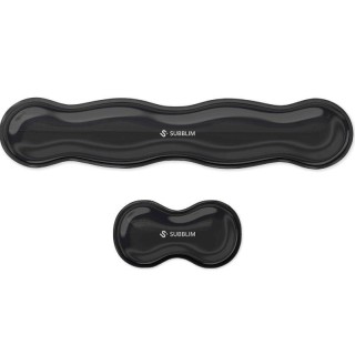 Pack de 2 Reposamuñecas Subblim Ergo Crystal Flex