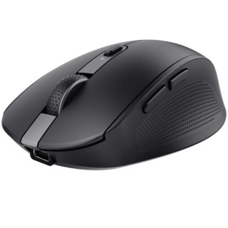 Ratón Inalámbrico Trust Ozaa Compact Wireless/ Batería recargable/ Hasta 3200 DPI/ Negro