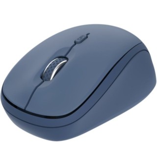 ratón mini inalámbrico trust yvi+ multidispositivo/ hasta 1600 dpi/ azul