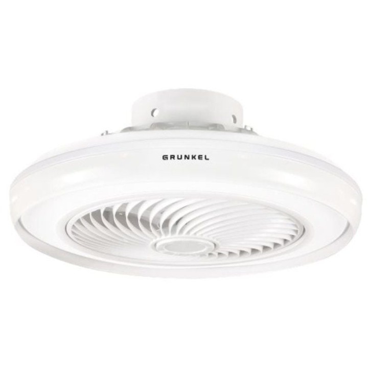 Ventilador de Techo Grunkel SKYWIND-20B/ 7W/ 5 Aspas 50cm/ 6 Velocidades