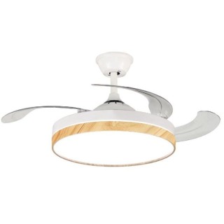 Ventilador de techo grunkel skywind-42w25/ 20w/ 3 aspas 106 cm/ 6 velocidades