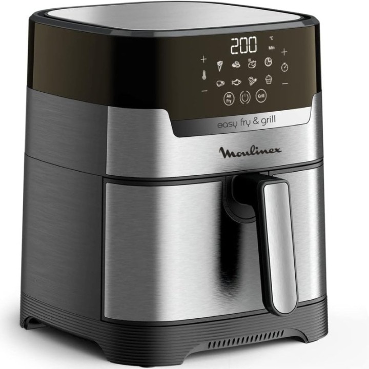 Freidora por aire / sin aceite moulinex easy fry & grill/ 1550w/ capacidad 4.2l