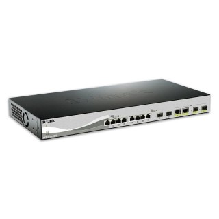 Switch Gestionable D-Link DXS-1210-12TC 12 Puertos/ 10G Ethernet 10/100/1000/ SFP