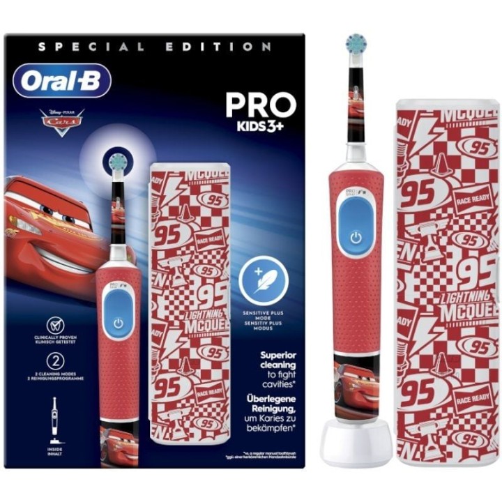 Cepillo dental oral-b pro kids cars/ incluye 1 recambio