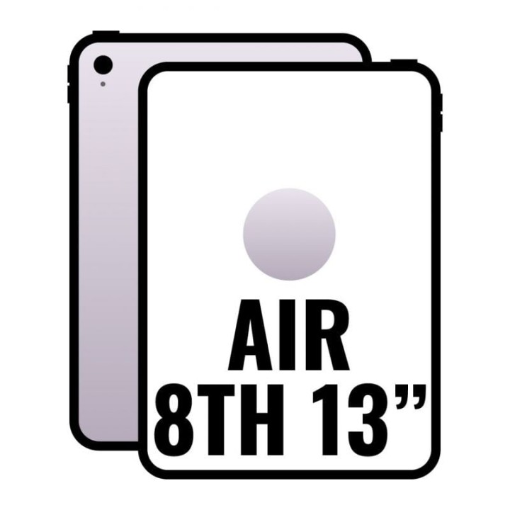 Apple ipad air 13' 8th wi-fi/ m4/ 256gb/ púrpura