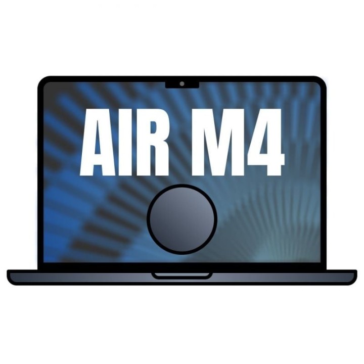 Apple macbook air 15,3'/ m4 10-core cpu/ 16gb/ 256gb ssd/ 10-core gpu/ medianoche