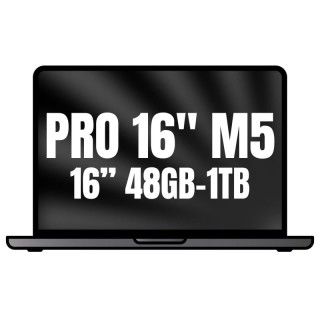 Apple Macbook Pro 16'/ M5 Pro 18-Core CPU/ 48GB/ 1TB SSD/ 20-Core GPU/ Negro Espacial