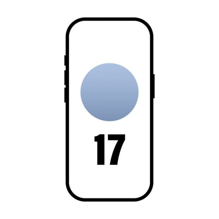 Smartphone Apple iPhone 17 256GB/ 6.3'/ 5G/ Azul Neblina