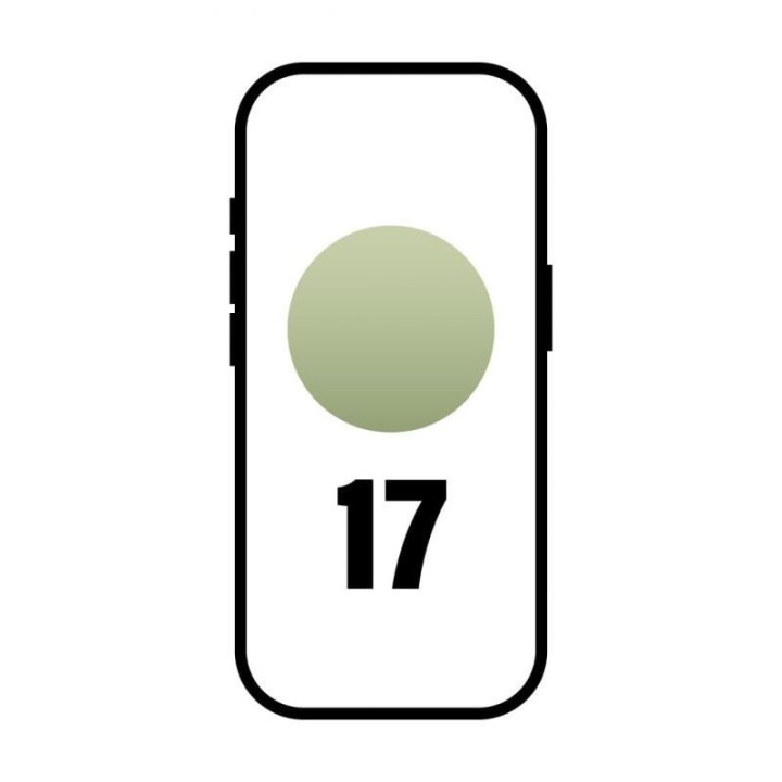 Smartphone Apple iPhone 17 256GB/ 6.3'/ 5G/ Verde salvia
