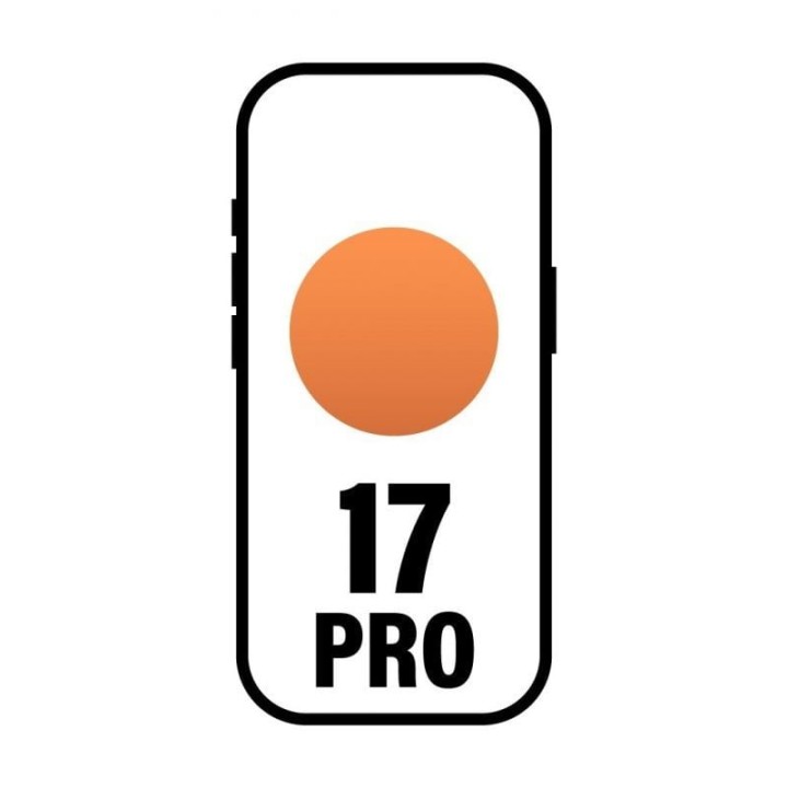 Smartphone Apple iPhone 17 Pro 512GB/ 6.3'/ 5G/ Naranja Cósmico