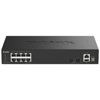 Switch Gestionable D-Link DGS-1530-10/E 8 Puertos/ RJ-45 Gigabit 10/100/1000/10G/ SFP