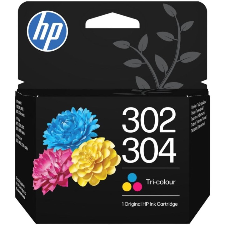 Cartucho de tinta original hp nº302/304/ tricolor