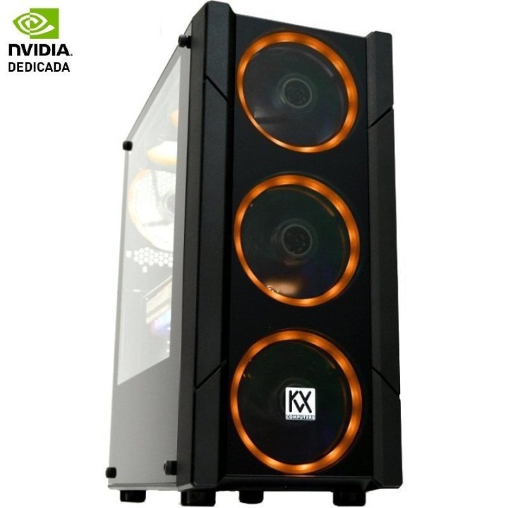 PC Gaming KVX Phobos 1 Intel Core i5-14400F/ 16GB/ 1TB SSD/ GeForce RTX 5060/ Sin Sistema Operativo