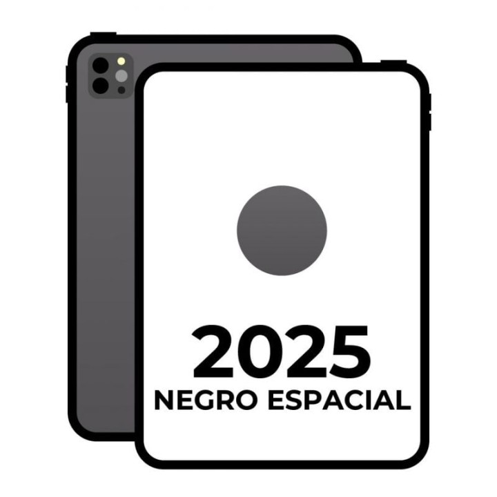 Apple ipad pro 11' 2025 6th wifi/ m5/ 256gb/ negro espacial