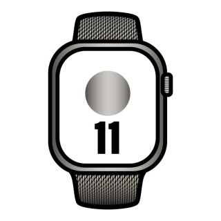 Apple Watch Series 11/ GPS / Cellular/ 46mm/ Titanio Natural/ Correa Milanese Natural S/M