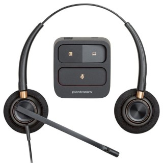 Auriculares Poly EncorePro 520/ con Micrófono/ QD/ Negros