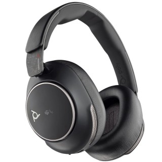 Auriculares Inalámbricos Poly Voyager Surround 80 UC USB Tipo-C + Adaptador USB-C/A/ con Micrófono/ Bluetooth/ Negros