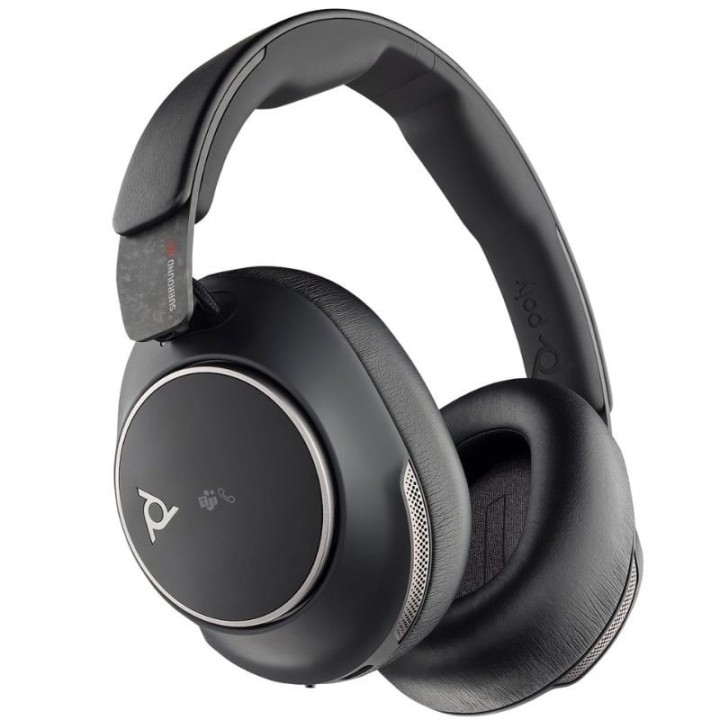 Auriculares Inalámbricos Poly Voyager Surround 80 UC USB Tipo-C + Adaptador USB-C/A/ con Micrófono/ Bluetooth/ Negros