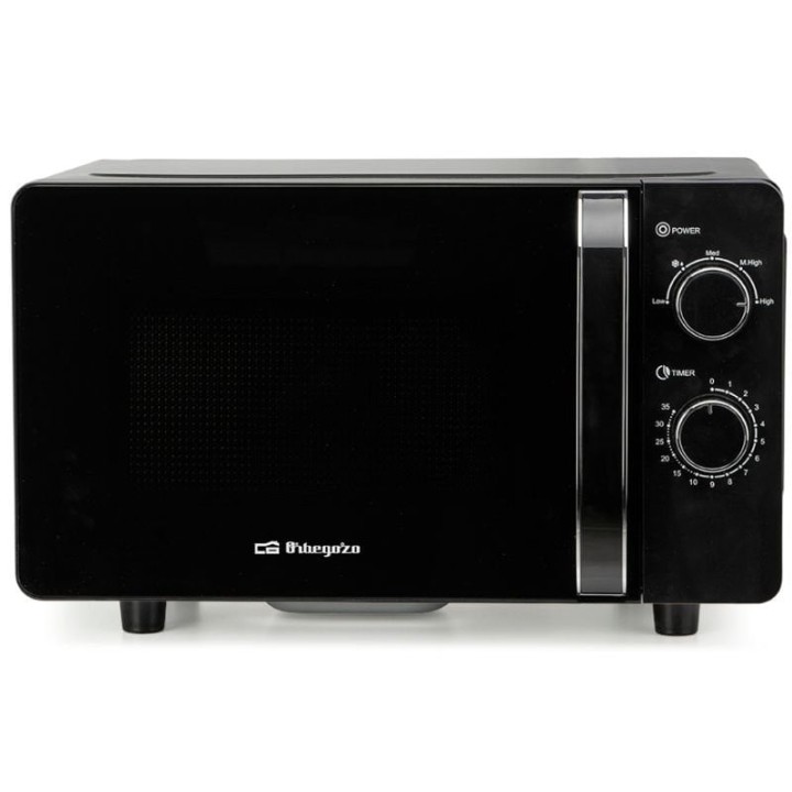 Microondas Orbegozo MI 2061 CE/ 700W/ Capacidad 20L/ Negro