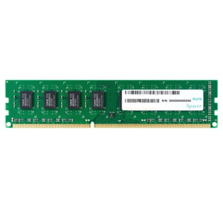 Memoria ram apacer dl.04g2j.k9m 4gb/ ddr3/ 1333mhz/ 1.35v/ cl9/ dimm