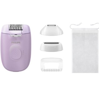 Depiladora Philips Epilator Series 4000 BRE257/ con Batería/ 4 Accesorios