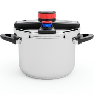Olla a Presión Orbegozo HP 6200/ 6L/ Acero Inoxidable/ Apta para Inducción