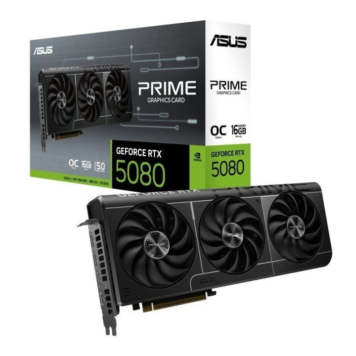 Tarjeta Gráfica Asus Prime GeForce RTX 5080 OC/ 16GB GDDR7