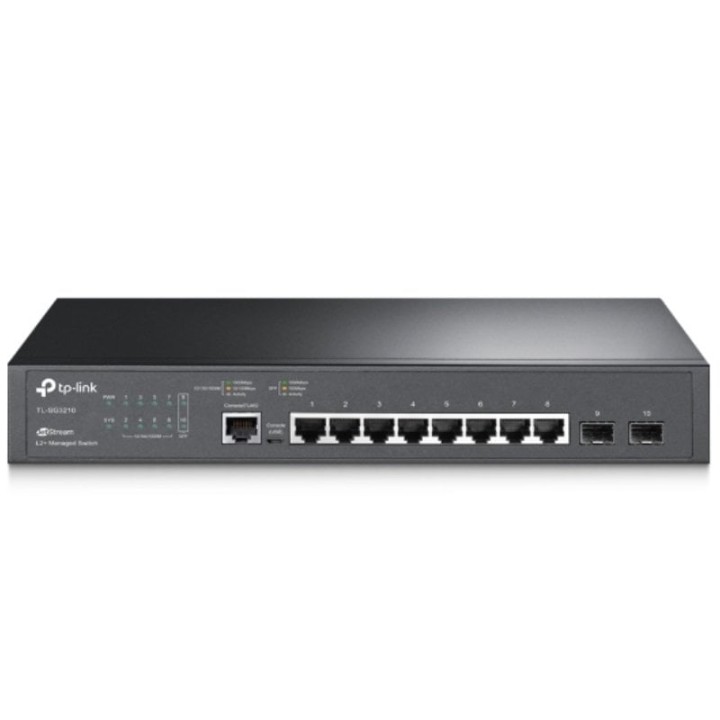 Switch Gestionable TP-Link Omada TL-SG3210 10 Puertos/ RJ-45 10/100/1000/ SFP