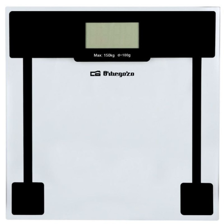 Báscula de Baño Orbegozo PB 2210/ Hasta 150kg/ Cristal