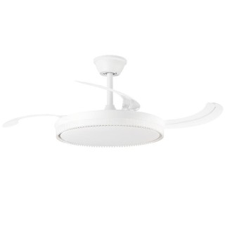 Ventilador de techo con aspas retráctiles orbegozo cp 163105/ 30w/ 4 aspas 105cm/ 6 velocidades