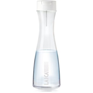 Botella Filtrante Laica GlaSSmart/ Capacidad 1.1L/ Blanca/ Incluye 2 Filtros