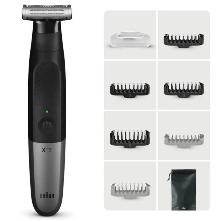 Afeitadora Braun Wet and Dry Serie X XT5200/ con Batería/ 6 Accesorios