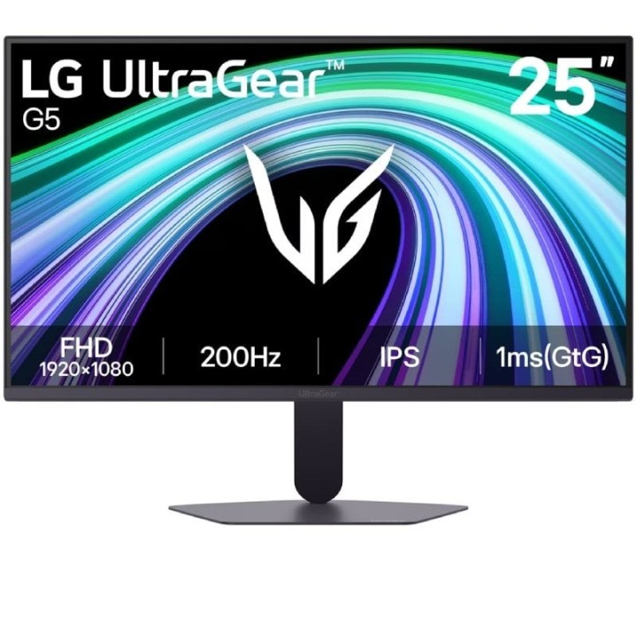 Monitor Gaming LG UltraGear G5 25G523B-B 25'/ Full HD/ 1ms/ 200Hz/ IPS/ Negro