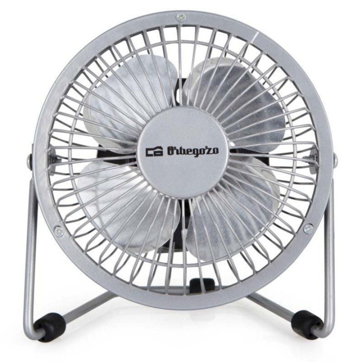 Ventilador de Sobremesa Orbegozo PW 1025/ 2.5W/ 4 Aspas/ 1 Velocidad