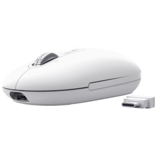 Ratón Inalámbrico Trust Seron 26019/ Batería recargable/ Hasta 3200 DPI/ Blanco