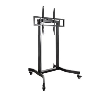 Soporte de Suelo Eléctrico con Ruedas TooQ FSM02-B para TV 55-100'/ hasta 120kg